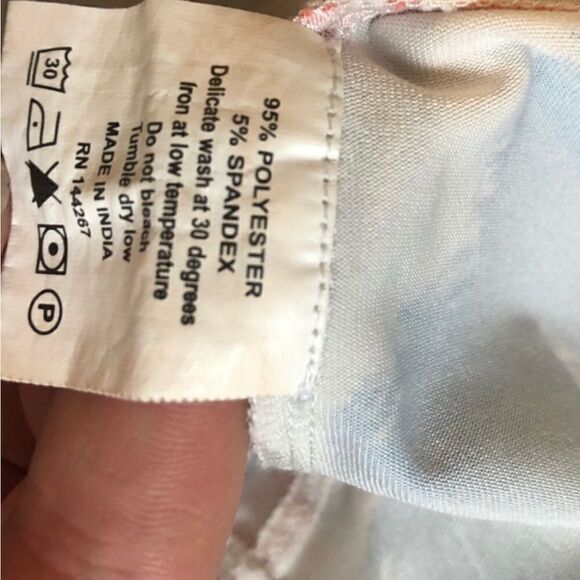 Triste Red, White, & Blue Abstract Art Chelsea Dress 1X SEE PHOTOS FOR COLORS - Picture 3 of 3